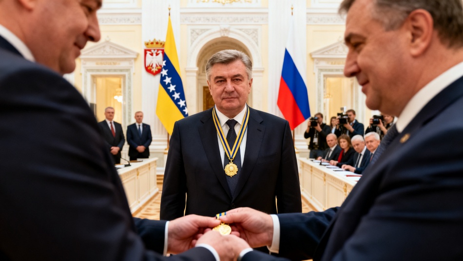 Евгений Григорьев удостоен высшей награды Республики Сербской
