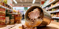 В тушенке Петербурга нашли крахмал, жир и минимум мяса