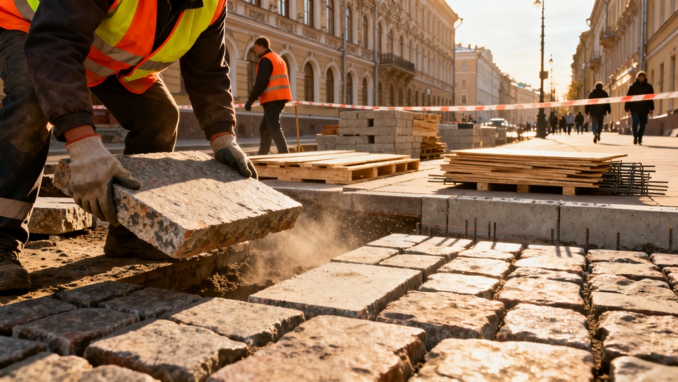 На Невском проспекте стартует масштабный ремонт тротуаров за 36 млн рублей