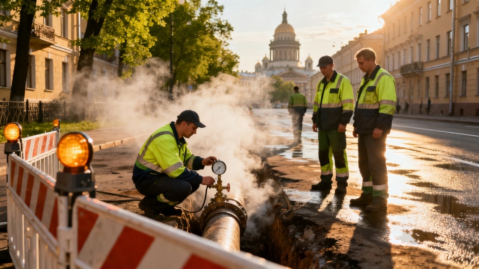 В Петербурге летом проверят 700 участков теплосетей на прочность