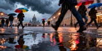 Петербург встретит выходные с дождями и температурой выше 20 градусов