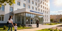 В Юнтолово завершено строительство новой поликлиники для взрослых и детей