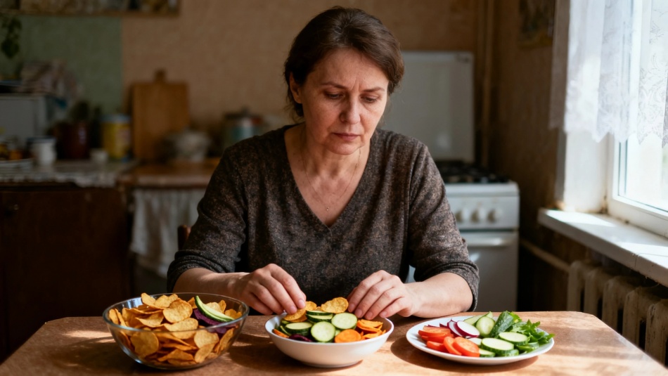 Овощные чипсы: действительно ли они полезнее картофельных снеков