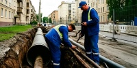 В Невском районе ремонтируют теплосеть без отключения воды