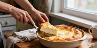 Творожная запеканка без муки и манки: быстрый рецепт для завтрака