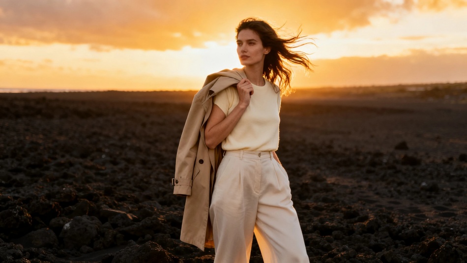 Massimo Dutti представил летнюю коллекцию на фоне вулканического пейзажа