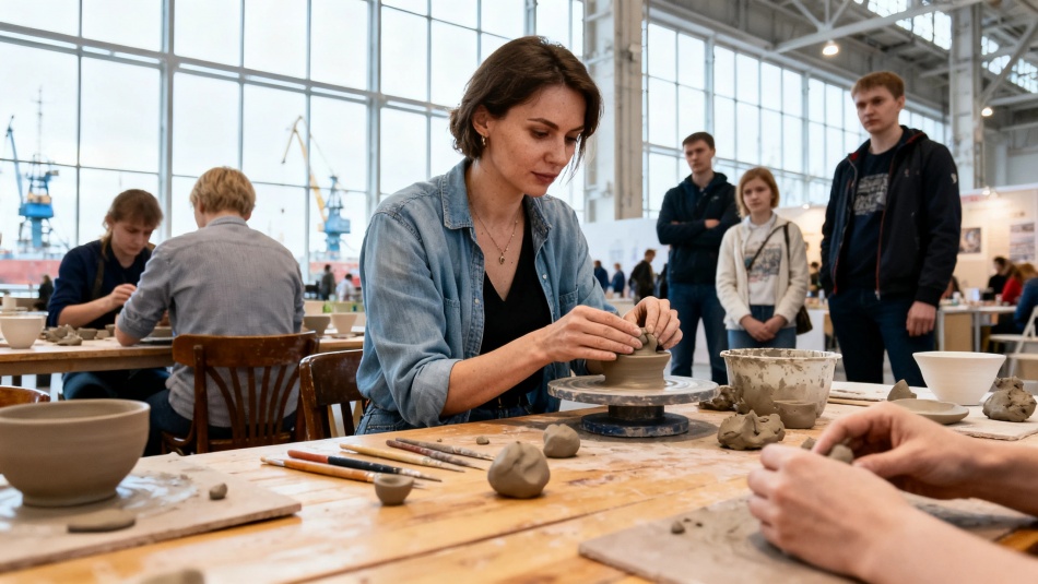 Фестиваль Ceramania в «Севкабеле»: спорт и керамика на одной площадке