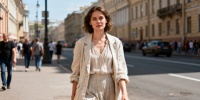 Летние комплекты из хлопка и льна: 10 стильных решений для жарких дней