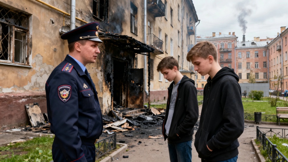 В Петербурге фиксируют рост поджогов с участием школьников
