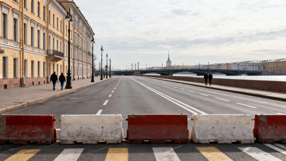 С 6 июля в Петербурге вводятся ограничения движения в девяти районах города
