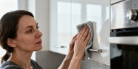 Как быстро и безопасно очистить кухонные фасады от жира и грязи