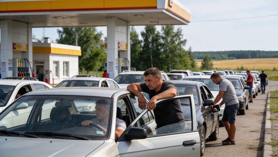 Дефицит бензина на М12: очереди на АЗС и рост цен тревожат водителей