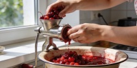 Вишневое варенье через мясорубку: быстрый способ для густой заготовки