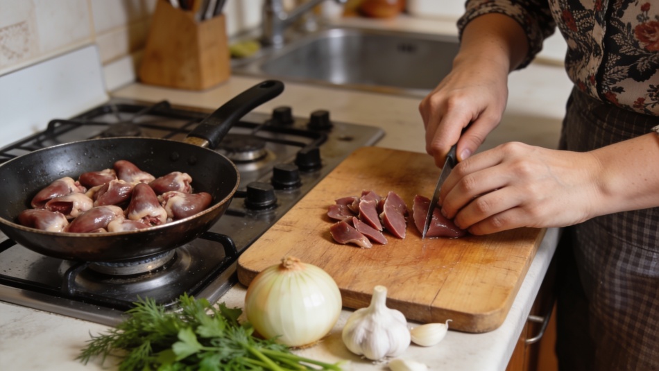 Как приготовить сочные куриные сердечки: секреты чистки и жарки