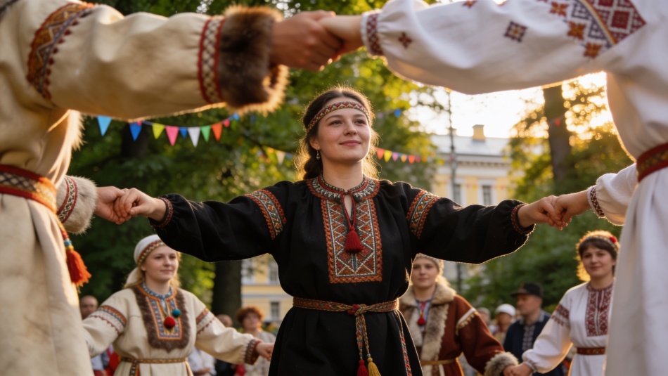 В Сампсониевском саду отметили праздник Ысыах народа саха
