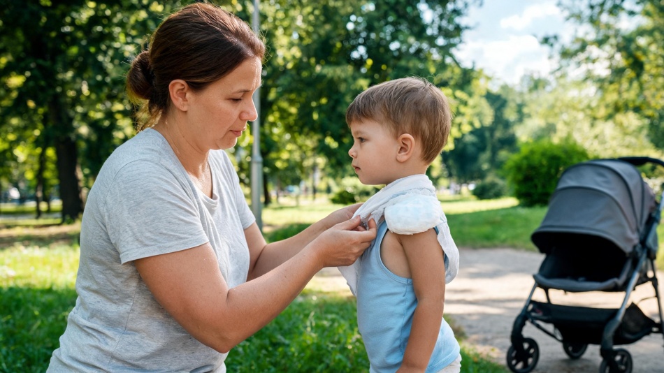 Как обычный подгузник помогает пережить жару: неожиданный способ для родителей