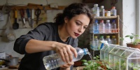 Пластиковые бутылки вместо мусора: как обычные баклажки становятся дачными помощниками
