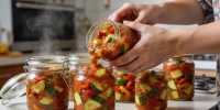 Кабачковая юрча: острый соус на зиму, который не задерживается в банках