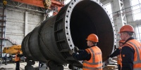 На ЛАЭС-2 начался монтаж защитной оболочки четвертого энергоблока