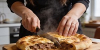 Лепешки с мясом без масла: быстрый рецепт для домашнего ужина