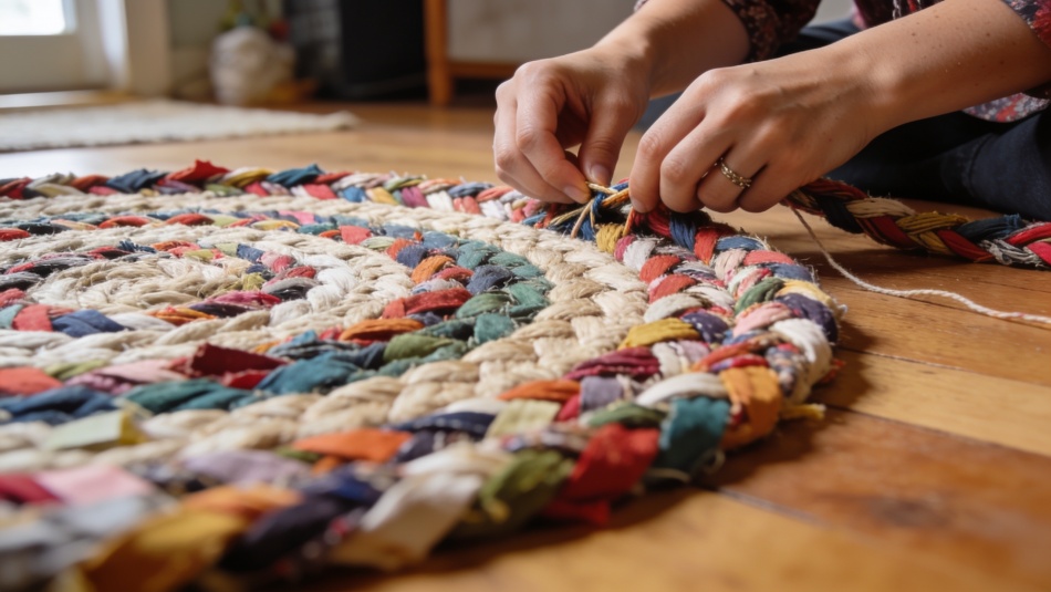 Как старые футболки и простыни превращаются в стильные коврики для дома