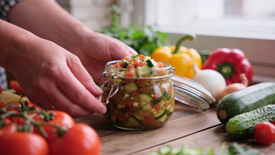 Сальса из кабачков: универсальная заготовка для мясных блюд и гарниров