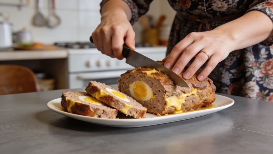 Мясной рулет с яйцом: альтернатива котлетам для домашнего ужина