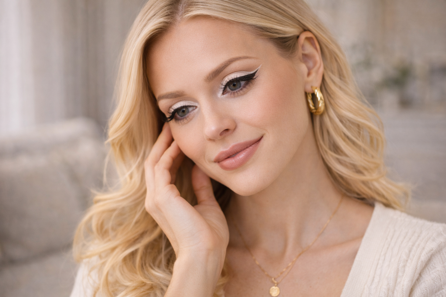 Белый макияж