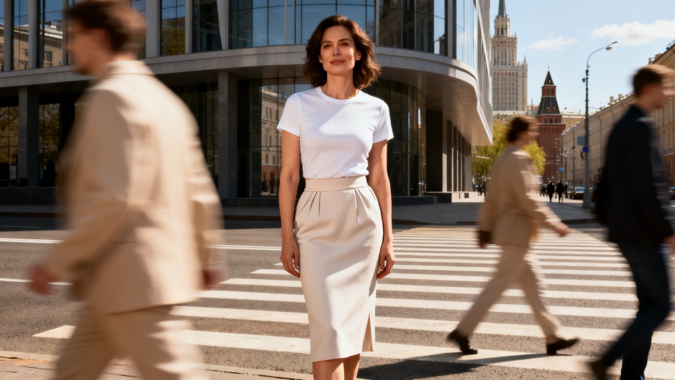 Юбка меняет фигуру: три сочетания для стройного силуэта в 30+