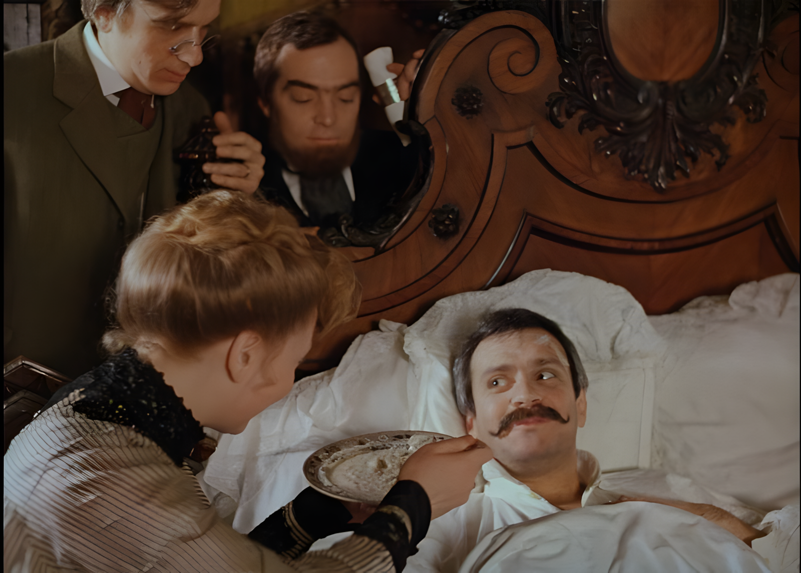 Кадр из фильма &laquo;Приключения Шерлока Холмса и доктора Ватсона: Собака Баскервилей&raquo;