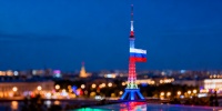 Петербургская телебашня окрасится в триколор в честь годовщины Крыма