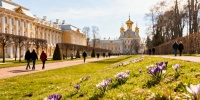 Парки Петергофа остаются открытыми несмотря на закрытие городских зон