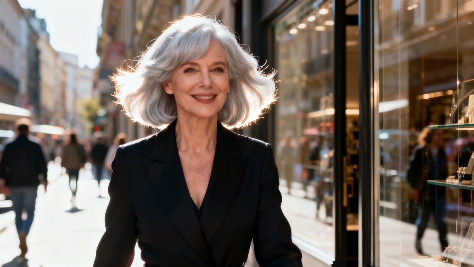 Как женщины после 60 находят объем для тонких волос без лишних слоев