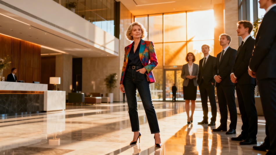 Джинсы в офисе: стильные сочетания для делового дресс-кода