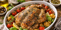Sheet Pan Lemon Herb Chicken и Aperol Spritz: ужин с итальянским настроением дома