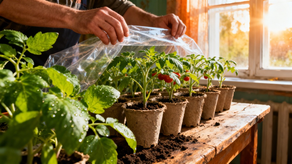 Огородник Федор Иванович раскрыл секрет крепкой рассады томатов
