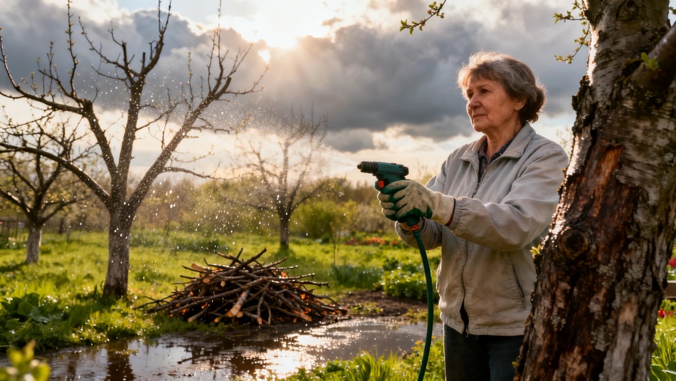 Весенний уход за садом: как защитить деревья от вредителей и грибков