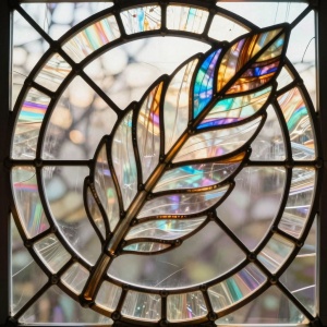 Мастер-класс "Перо пайка витража Тиффани"