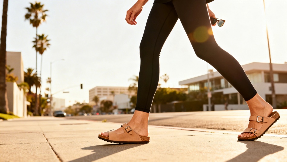 Райли Кио вывела леггинсы и Birkenstock Gizeh в топ весенних образов 2026 года