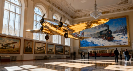 В Музее Фаберже открылась выставка о транспорте в искусстве