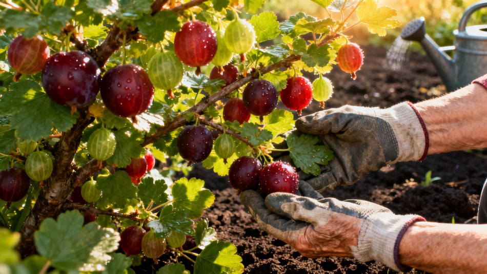 Как вернуть крупные ягоды крыжовнику: пошаговый уход за старыми кустами