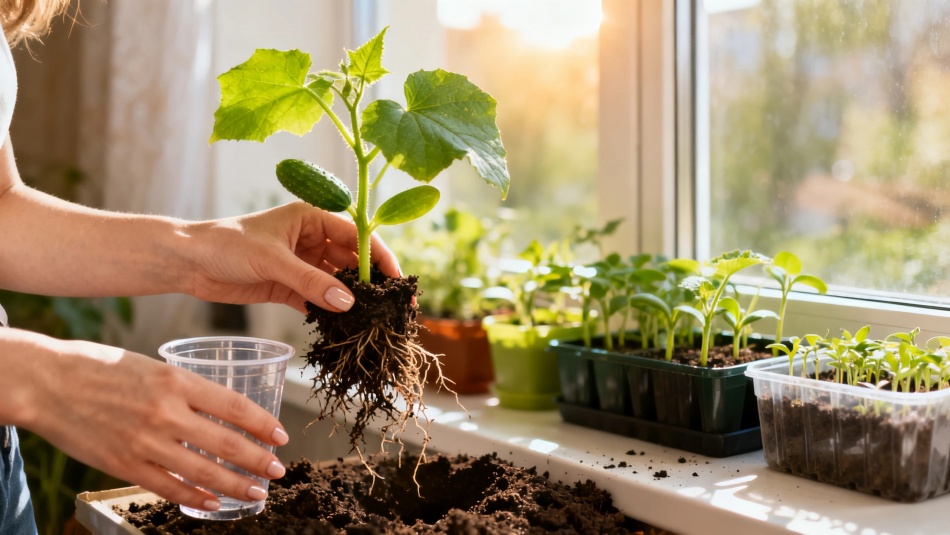 Как выбрать емкость и грунт для рассады огурцов без пикировки