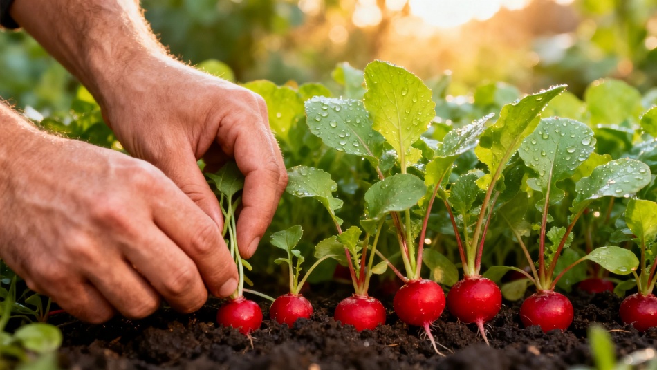 Три ключевых этапа ухода за редисом для крепких корнеплодов