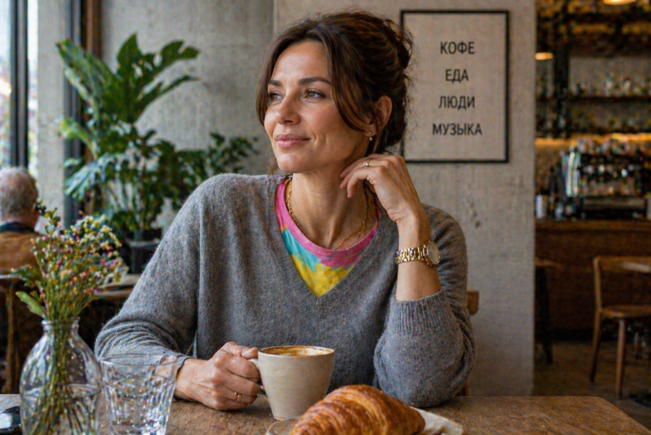 Цветные футболки под свитером: как Alexa Chung задала тренд весны 2026