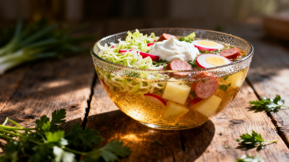 Неожиданный ингредиент меняет вкус окрошки: новый взгляд на летний суп