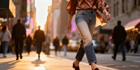 Двухцветные джинсы и замшевые мюли: как женщины 30+ меняют стиль в 2026 году