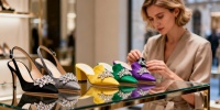 Balenciaga и Manolo Blahnik представили совместную коллекцию обуви с кристаллами