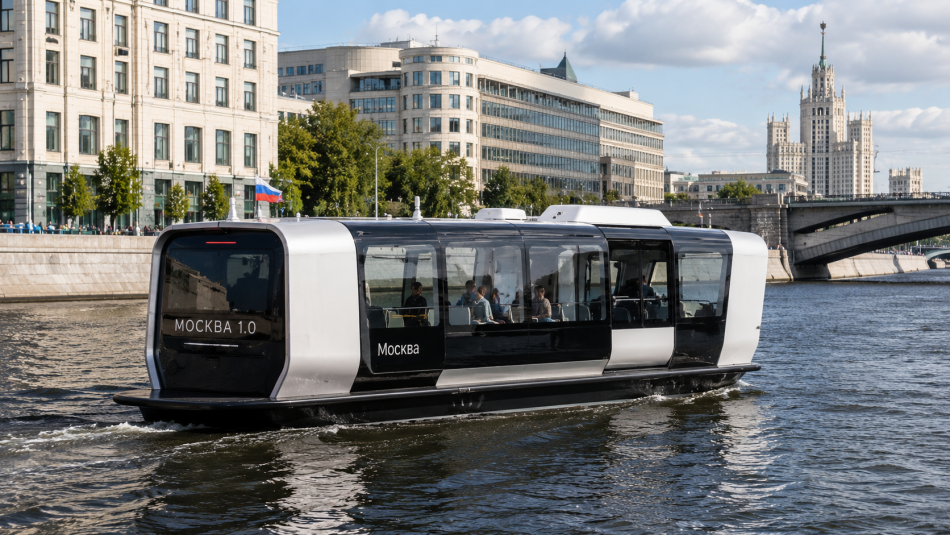 В Москве на воду вышли первые электросуда «Москва 1.0»