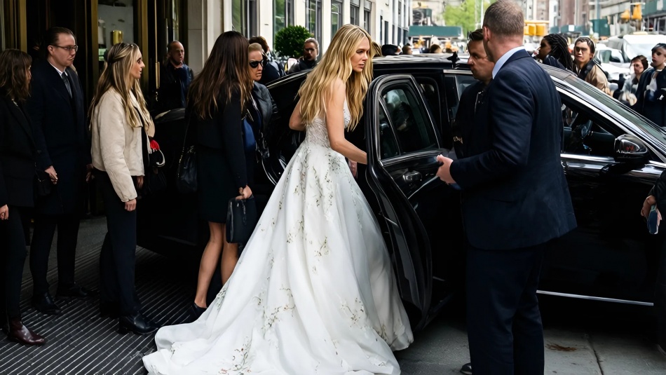 Тейлор Свифт вышла замуж за Трэвиса Келса в платье Christian Dior Haute Couture
