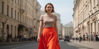 Юбка-миди и базовый верх: как один акцент меняет летний гардероб
